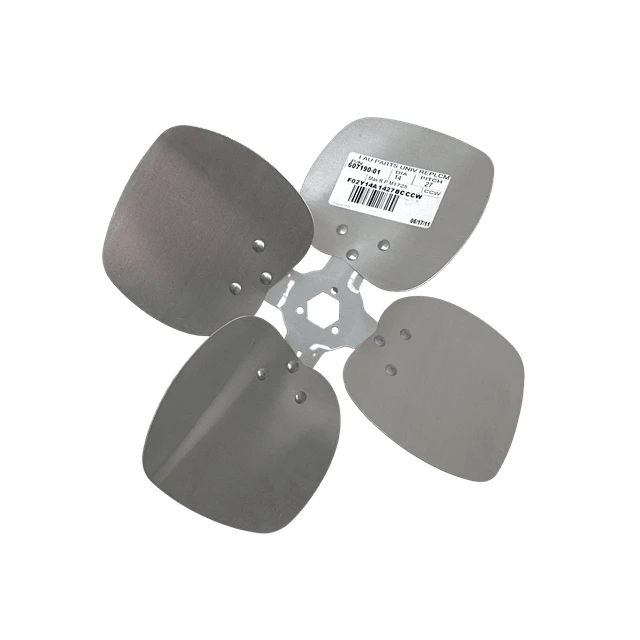 14-Inch Fan Blade — CCW, 27° Pitch, Four Blades