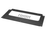 Everest CSTP15-00 black door handle plate, 14-1/4 x 7-1/2 inch