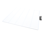 Everest SHC01-00 white epoxy wire shelf, 23-1/4 x 24 inch