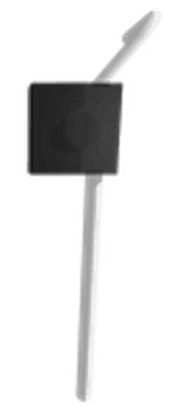 Frank Door 1015-08L Walk-In Sliding Door Exterior Breaker Handle (Left Slide)