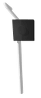 Frank Door 1015-08R Walk-In Sliding Door Exterior Breaker Handle (Right Slide)
