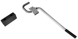 Frank Door 1022-11 Walk-In Sliding Door Edge Mount Breaker Handle (Complete)