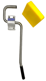 Frank Door 1022-11Y Walk-In Sliding Door Edgemount Breaker Handle - Yellow (Complete)