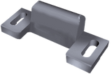 Frank Door 3000-03N Walk-In Sliding Door Leading Edge Hook Snubber (Notched)