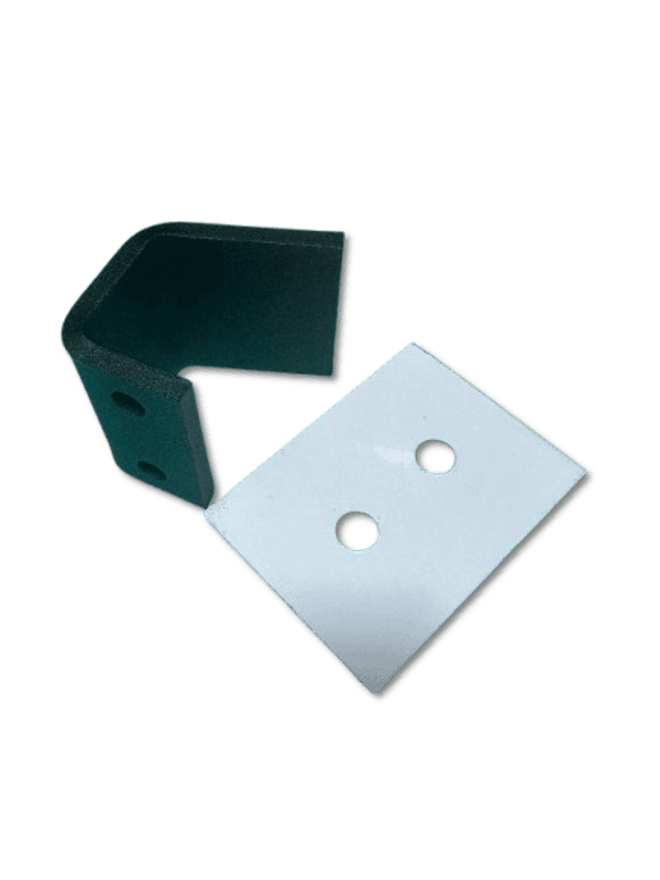 Frank Door 3006-09RW Walk-In Sliding Door Leading Edge Hook Retrofit (White Plate)