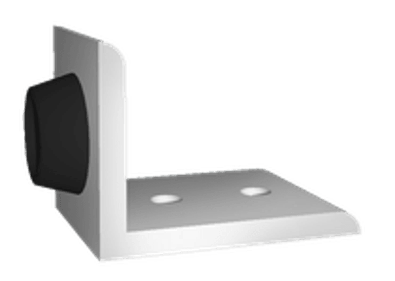 Frank Door 6021-03SS Walk-In Sliding Door Floor Stop (Stainless Steel) With Hardware
