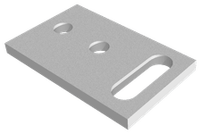 Frank Door 7014-04 Walk-In Sliding Door Bipart Hanger Bracket Only 04-09