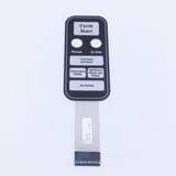 Glastender 01001464 OEM GW24 Membrane Touchpad