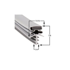 Imperial Brown 35-1/4 x 83-1/2 Commercial Walk-In Door Gasket