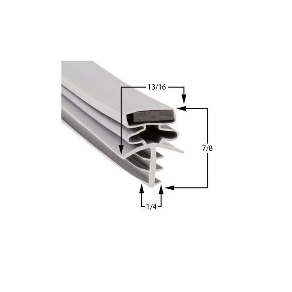 Imperial Brown Door Gasket, 35-1/4" x 83-1/2"