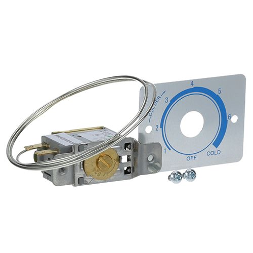 Perlick C12213B thermostat temperature control with capillary tube and blue dial plate