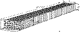 Randell RF COI135 evaporator coil technical drawing with finned dimensions