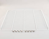 Traulsen 433681-2 White Shelf Set, 2 Shelves and 8 Clips