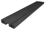 Black Plastic Gasket Track for a walk-in sliding cold-storage door