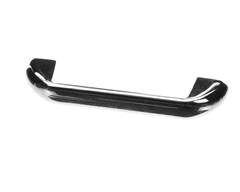 Continental chrome pull handle with 4 inch hole centers