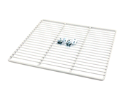 Continental wire shelf with double cross bar design