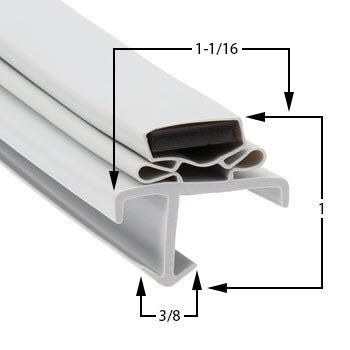 American Panel Magnetic Dart Mount Gasket Cooler & Freezer Door OEM Gasket