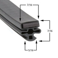 Anthony Dart Mount Narrow Gasket – OEM Cooler & Freezer Glass Door Sea