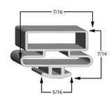 Anthony Dart Mount Narrow Gasket – OEM Cooler & Freezer Glass Door Sea