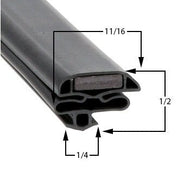 anthony international magnetic door gasket OEM replacement for glass door commercial refrigeration units