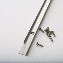Bally Walk - In Cooler & Freezer Heater Retainer Trim – Stainless Steel 7/8" Width