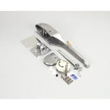 Bally walk-in cooler pull handle latch assembly with inside safety release