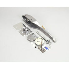 Bally walk-in cooler pull handle latch assembly with inside safety release