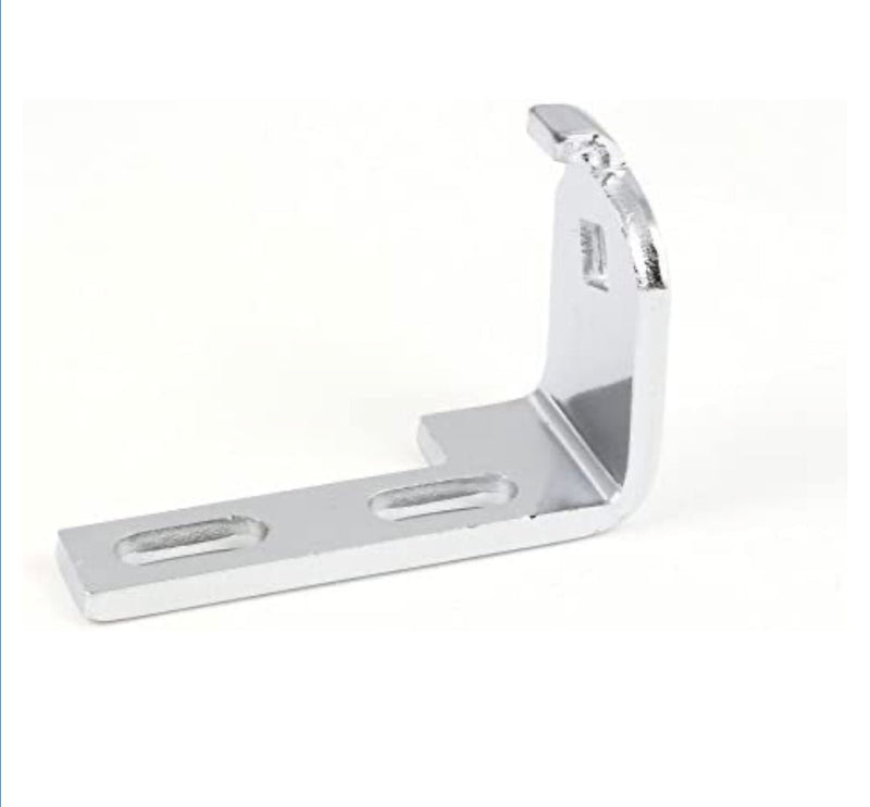 Beverage-Air 401-219A-01 Genuine OEM chrome bottom left commercial refrigerator door hinge bracket