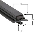 Beverage-Air 703-583C four-sided magnetic door gasket