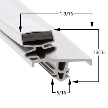 Delfield Magnetic Door Gasket — Cooler/Freezer | 3 - or 4 - Sided