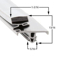 Delfield Magnetic Door Gasket — Cooler/Freezer | 3 - or 4 - Sided