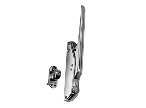 Edgemount Latch with Adjustable Strike – Reversible Left or Right Hand | Chrome Finish | OEM Replacement