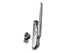Edgemount Latch with Adjustable Strike – Reversible Left or Right Hand | Chrome Finish | OEM Replacement