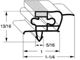 Everest commercial refrigeration magnetic door and drawer gasket replacement profile