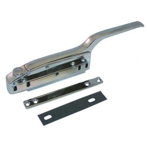 Heavy - Duty Edgemount Latch with Magnetic Catch – Reversible Left or Right Hand | Chrome Finish | OEM Replacement