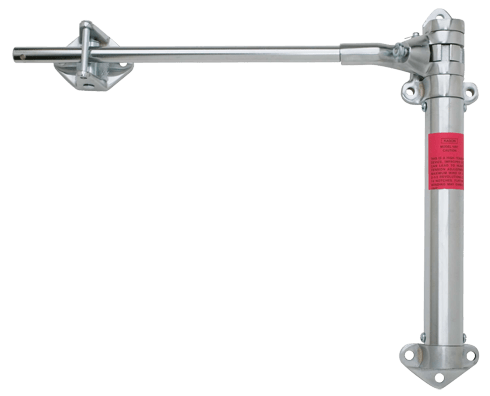 Heavy - Duty Walk - In Door Closer 18" Arm | Adjustable Tension | Reversible for Left or Right Hinged Doors