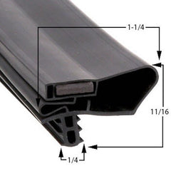 HUSSMANN Push in Magnetic Gasket