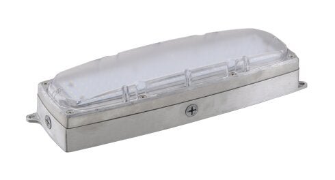 Kason LED Light Fixture 1809 Series – Vapor Proof Surface Mount Complete Assembly, 29W LED, 3450 Lumens, 17" Length, 100–277V
