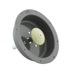 KASON Push Rod with Wide Recessed Cup – 7 - 3/16" Cup, Glow Knob, Inside Safety Release for 4" Doors