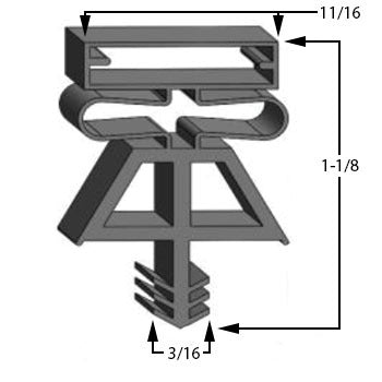 Kolpak Magnetic Door Gasket