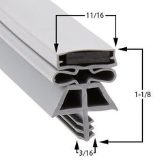 Kolpak 225191075 magnetic door gasket