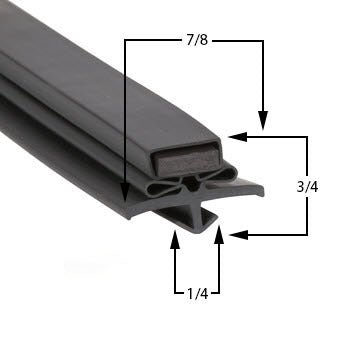 Perlick 62085-1 snap-in magnetic door gasket