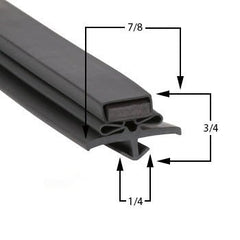 Perlick 62085-1 snap-in magnetic door gasket
