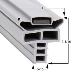 Randell IN GSK1038 magnetic door gasket for commercial refrigeration equipment