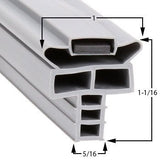 Randell Magnetic Gasket — Push - In Style 4 - Sided Cooler/Freezer Door Seal | Custom Sizes Available