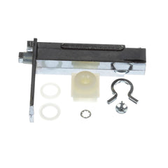 Spring-loaded pivot hinge for commercial cooler and freezer doors