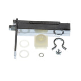 Spring-loaded pivot hinge for commercial cooler and freezer doors