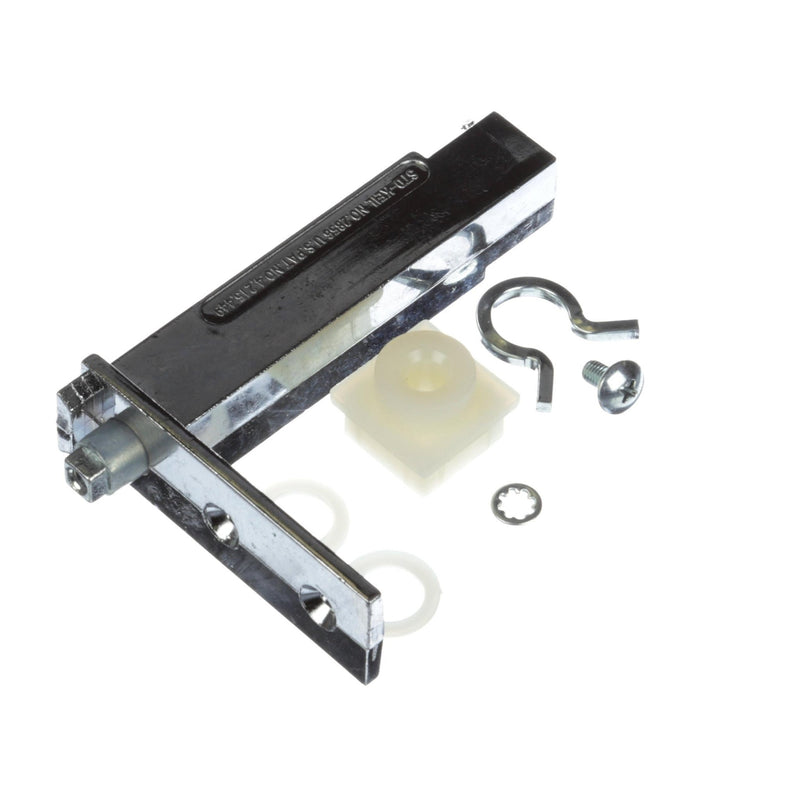 Spring-loaded pivot hinge with mounting hardware and reversible design