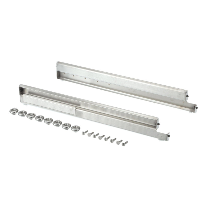 Stainless Steel Drawer Slides – 200 lb Load Capacity | Includes Rollers | Sold in Pairs (Left & Right) | OEM Replacement