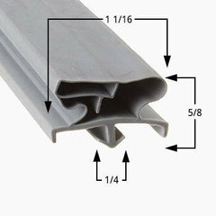 Traulsen Magnetic Gasket — OEM Replacement | Cooler & Freezer Door Seal | 3 or 4 - Sided | Custom Sizes Available